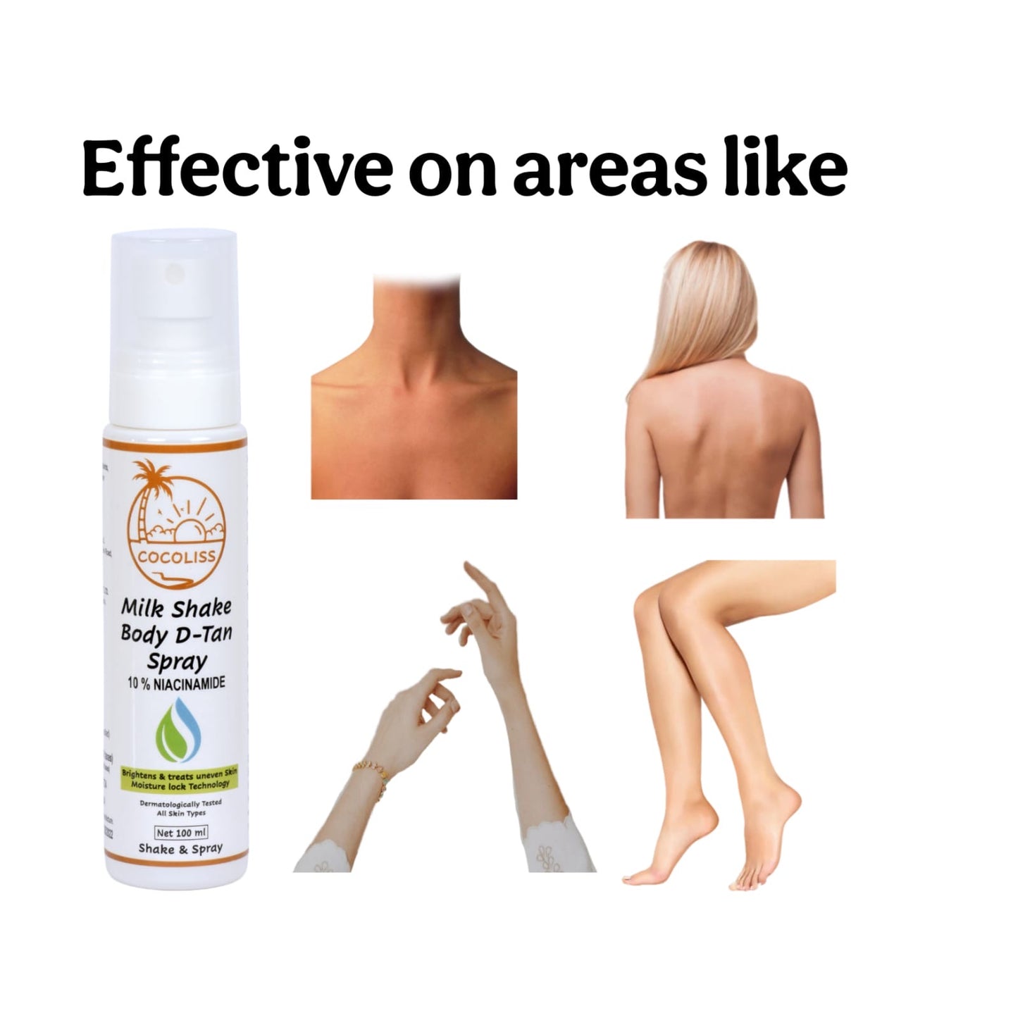 Coconut milkshake D’tan body spray
